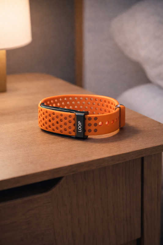 BRACELET LOOP ORANGE SILICONE