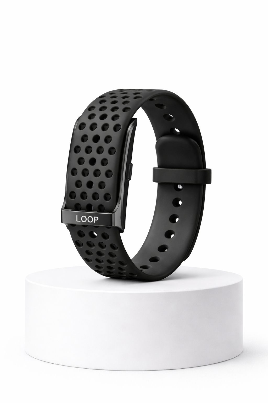 BRACELET LOOP NOIR SILICONE
