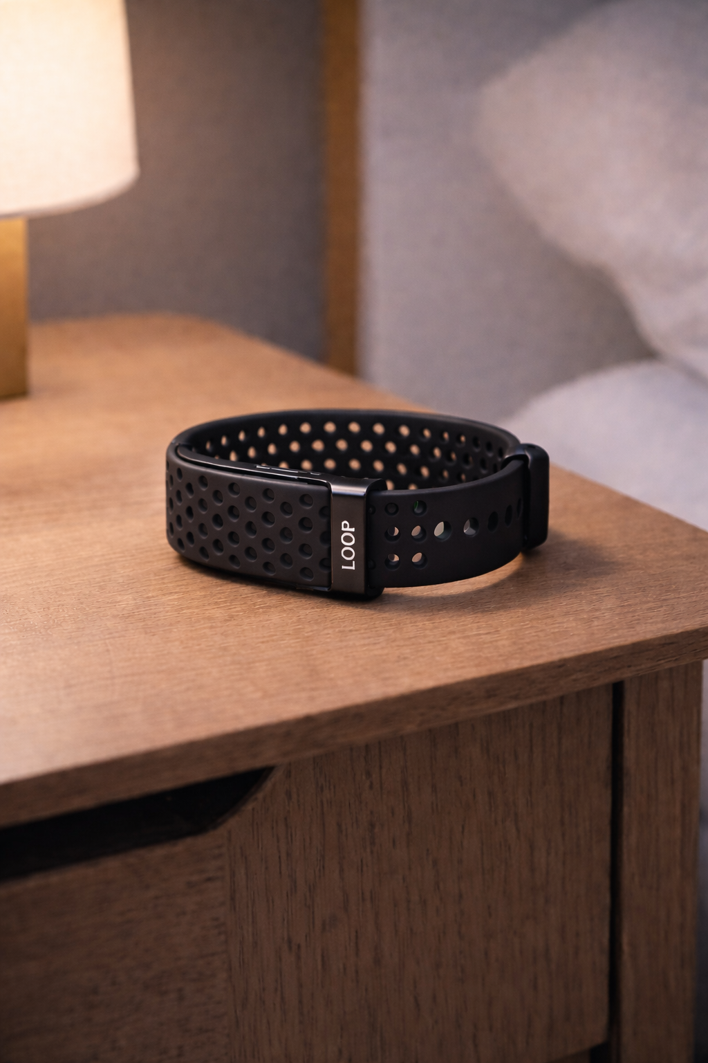 BRACELET LOOP NOIR SILICONE